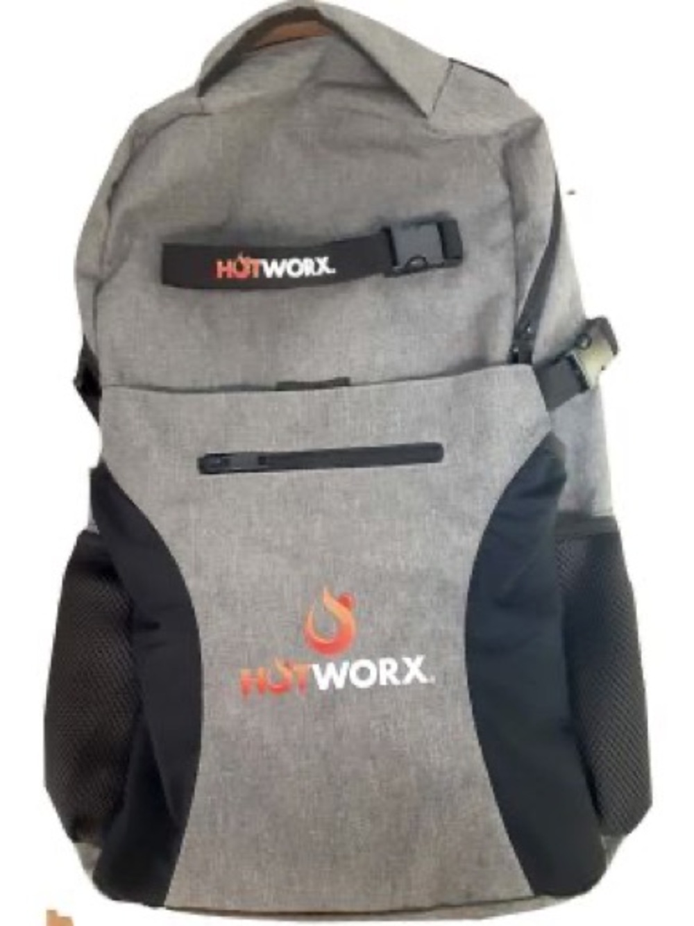 HOTWORX Grey and Black Backpack with Mat Holder